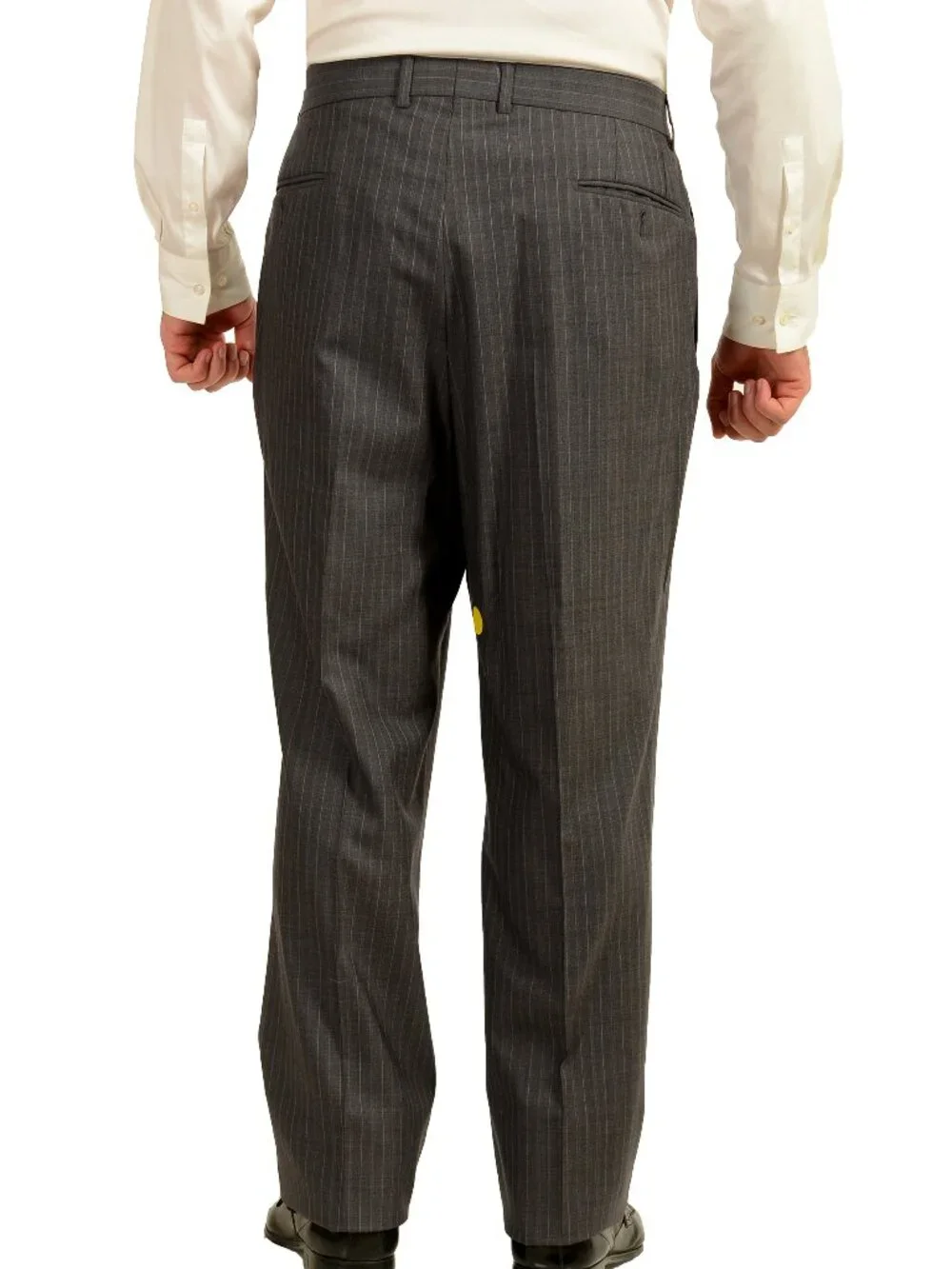 Gucci Men's Gray Striped 100% Wool Dress Pants US 42R IT 58R